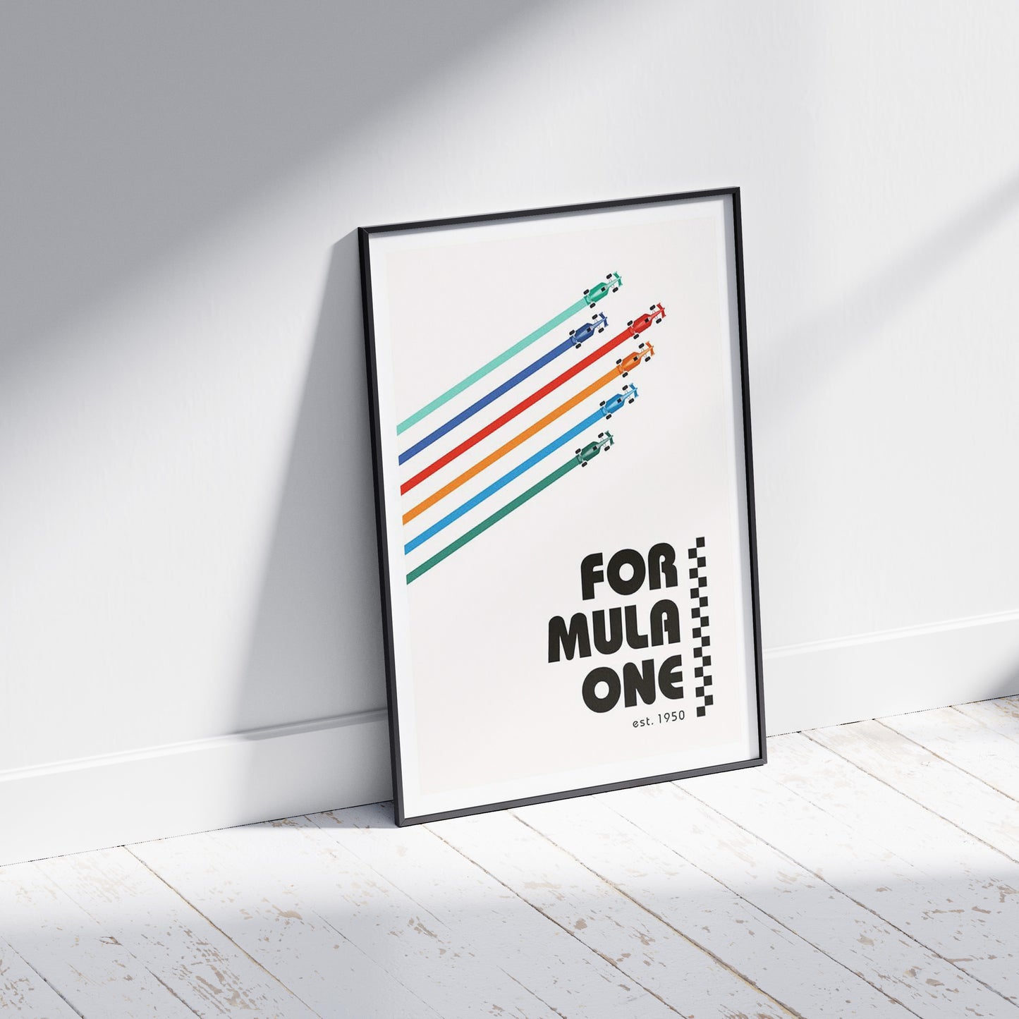 Formula 1 est 1950 Vintage Poster 2