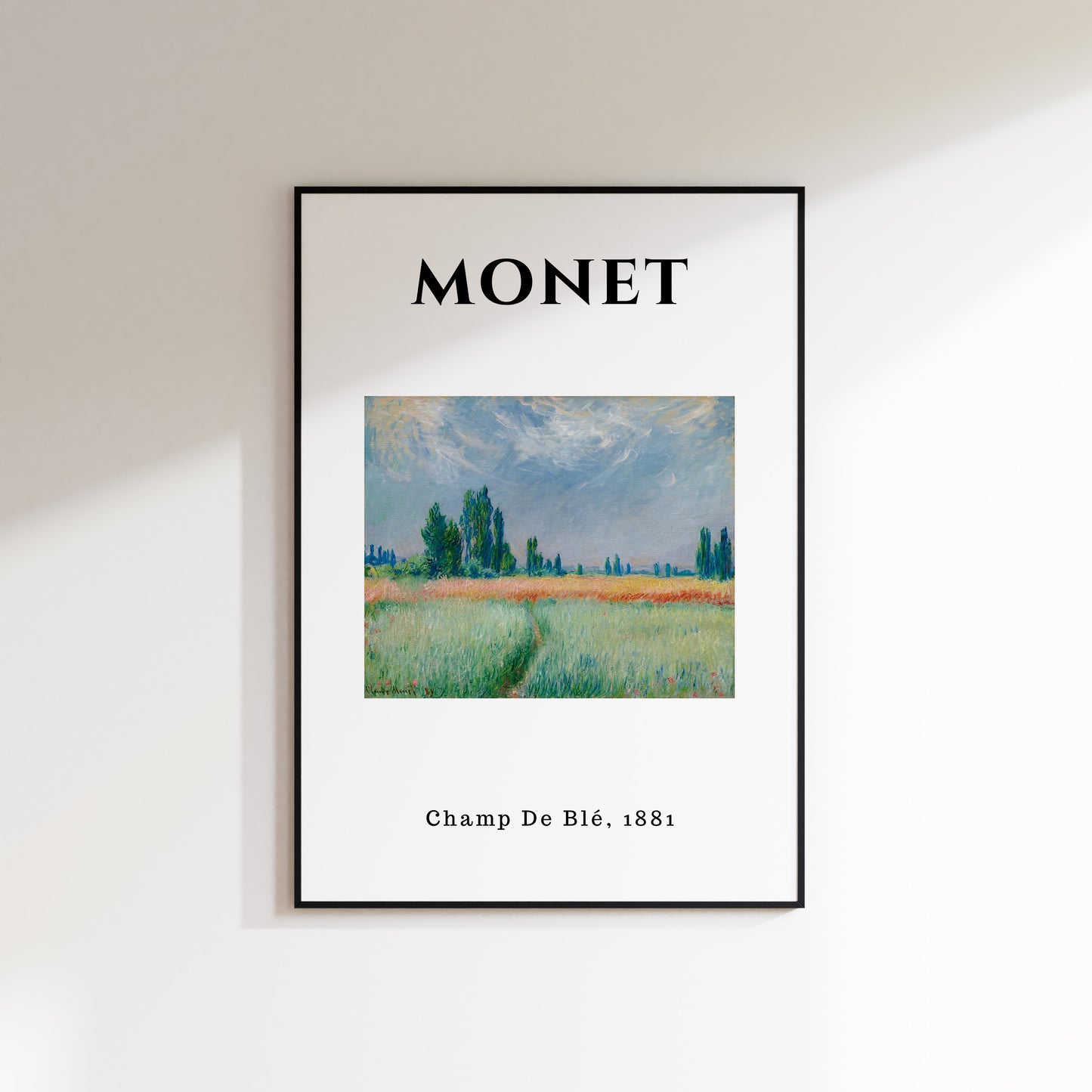 Monet - Champ De Ble 1881