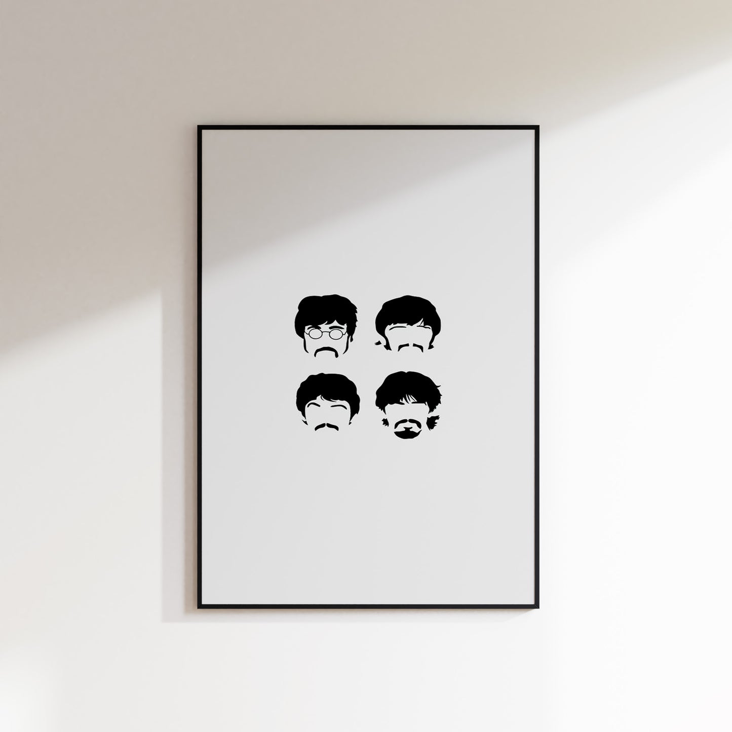 The Beatles Heads Poster 2