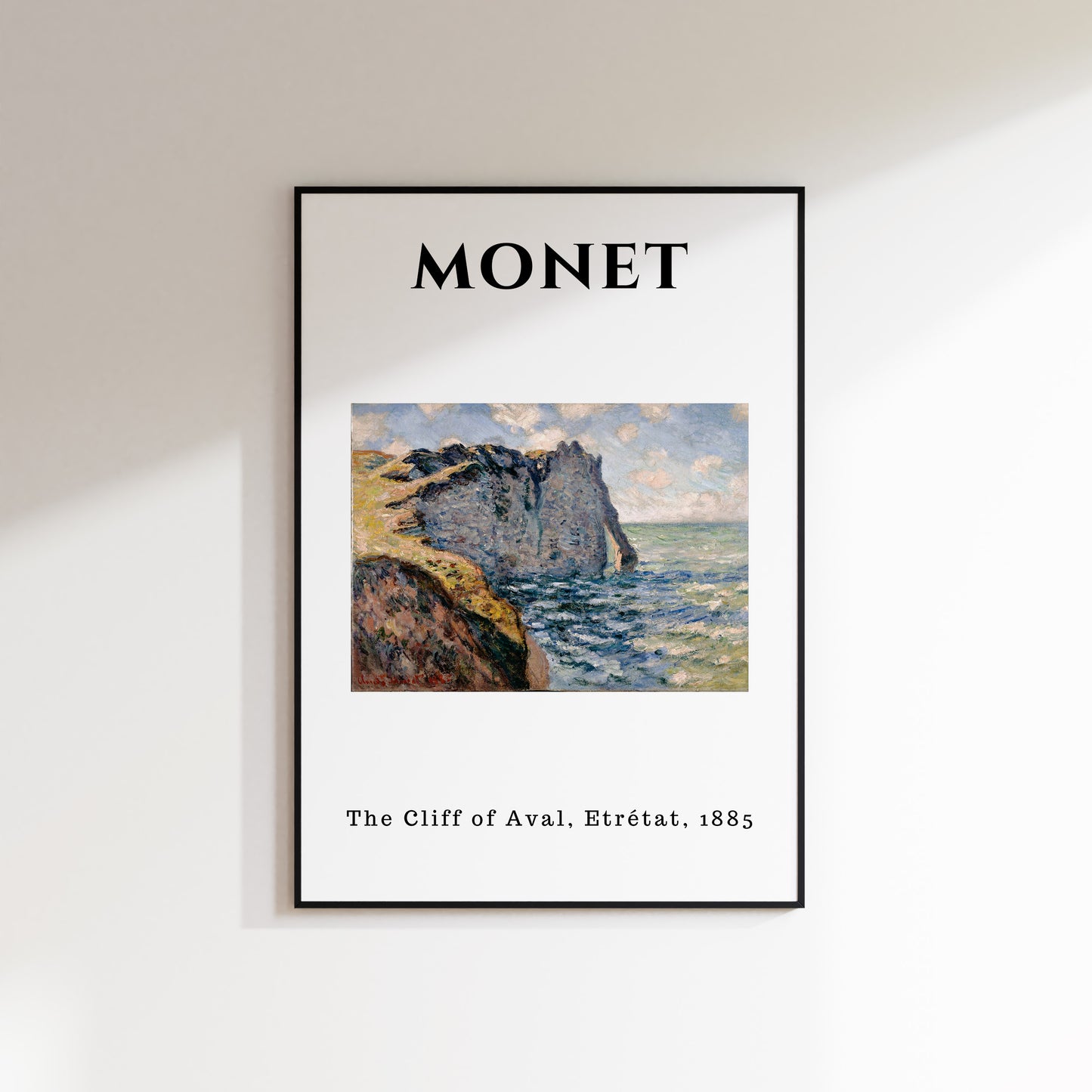 Monet - The Cliff of Aval 1885