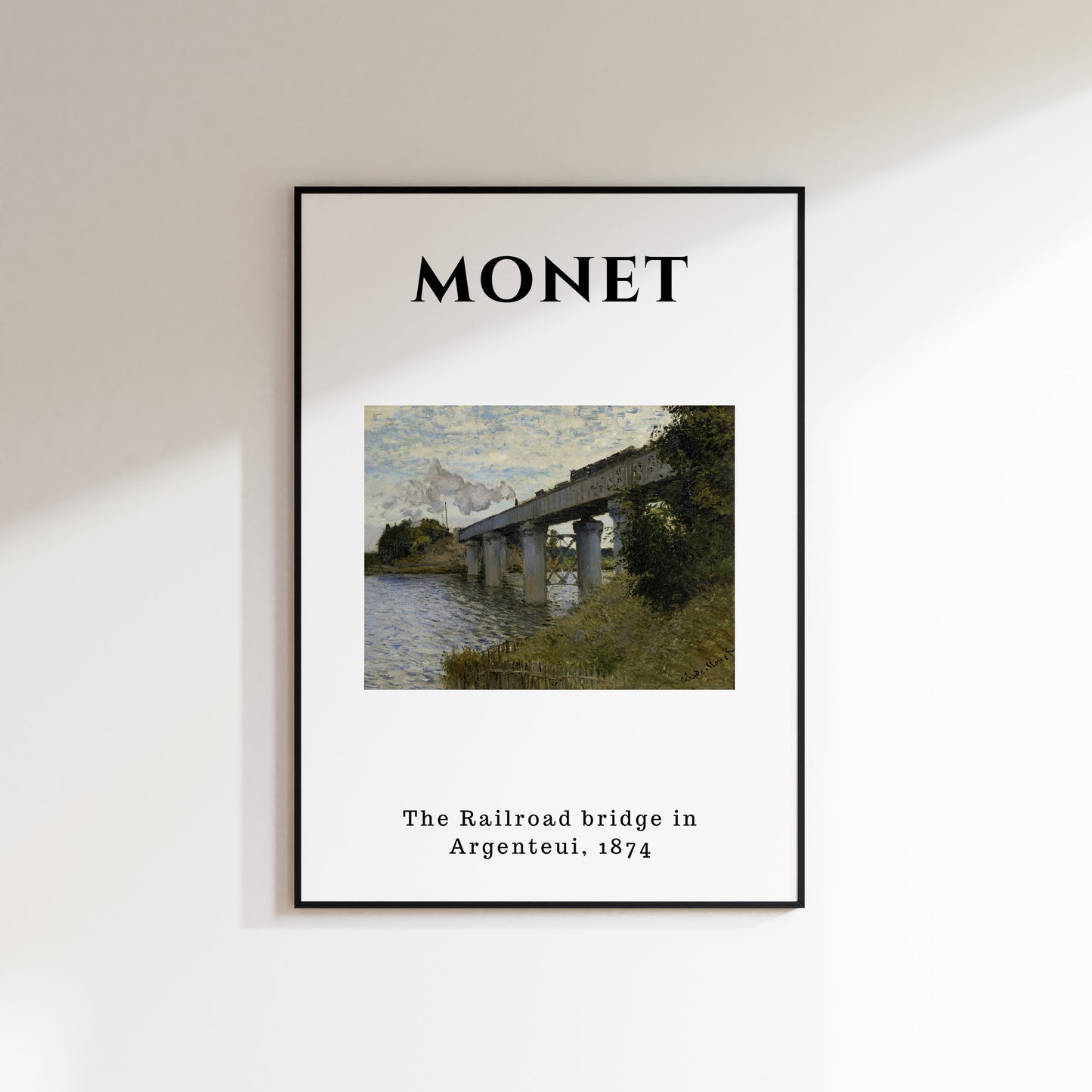 Monet - The Railroad 1874