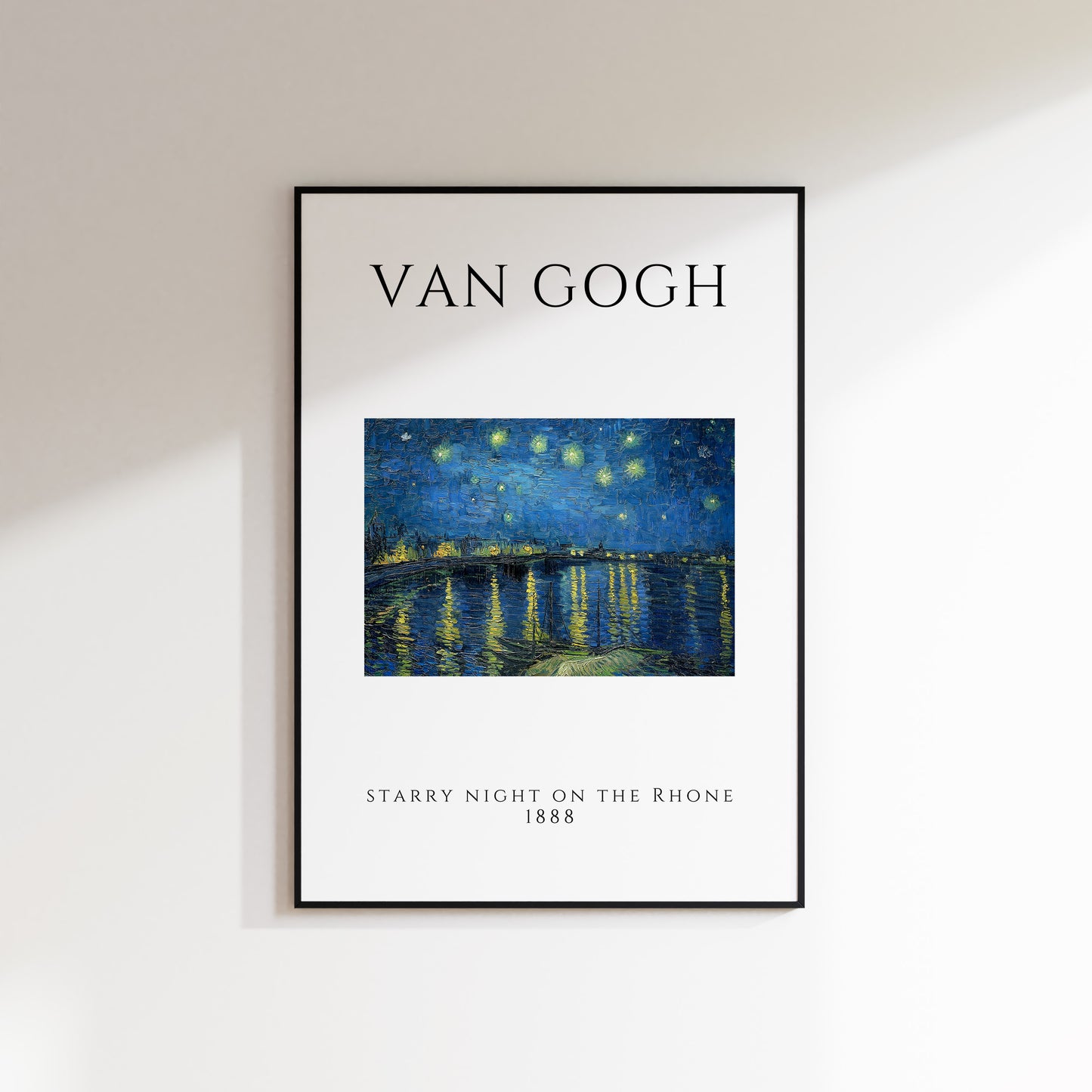 Starry Night on the Rhone - Van Gogh