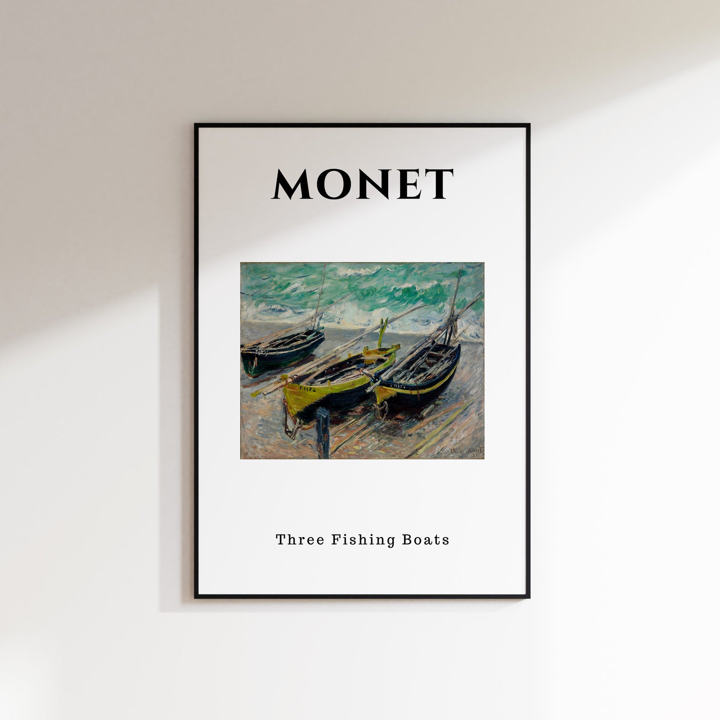 Monet - Three Fishing Boats