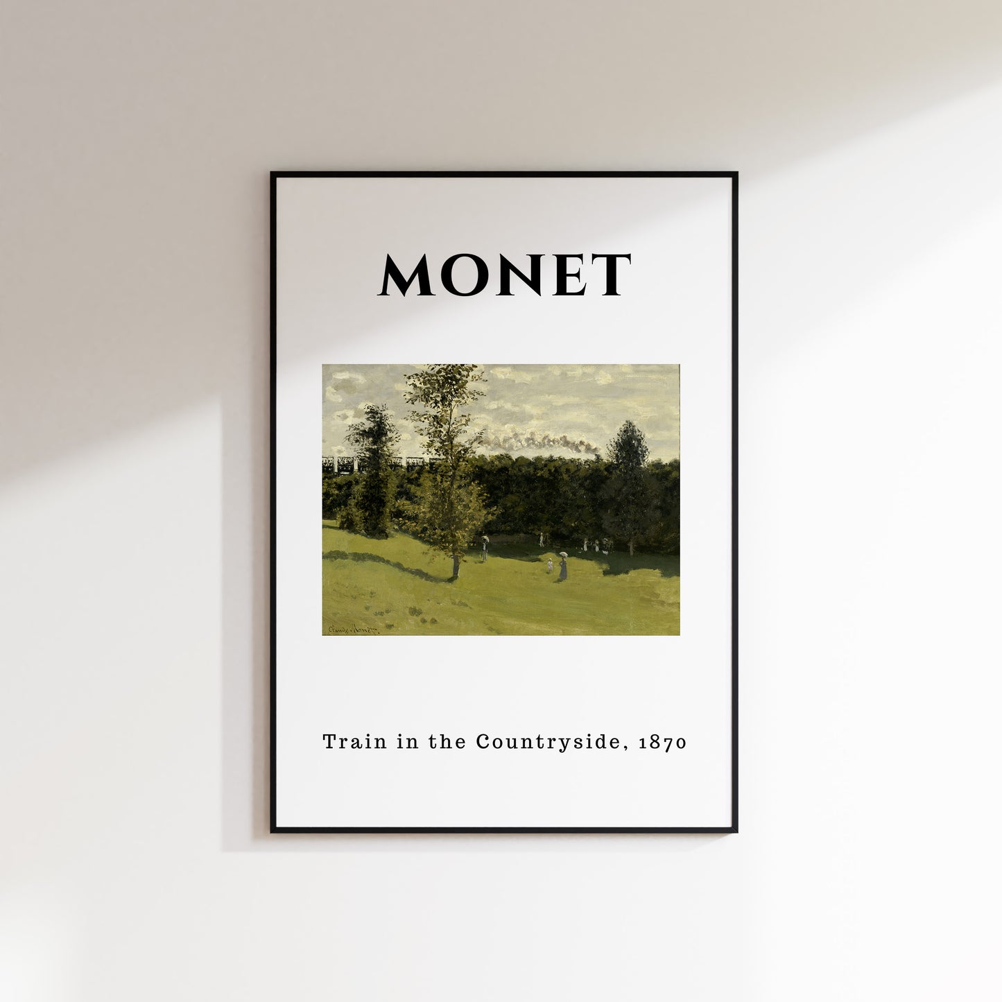 Monet - Train in the Countryside 1870