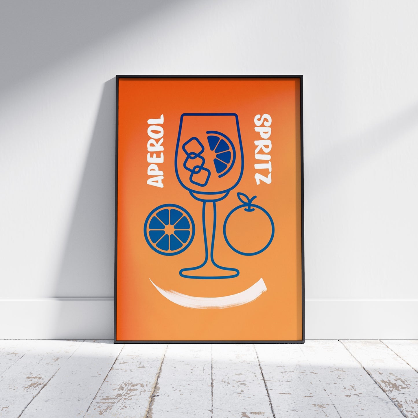 Aperol Spritz Smile Print