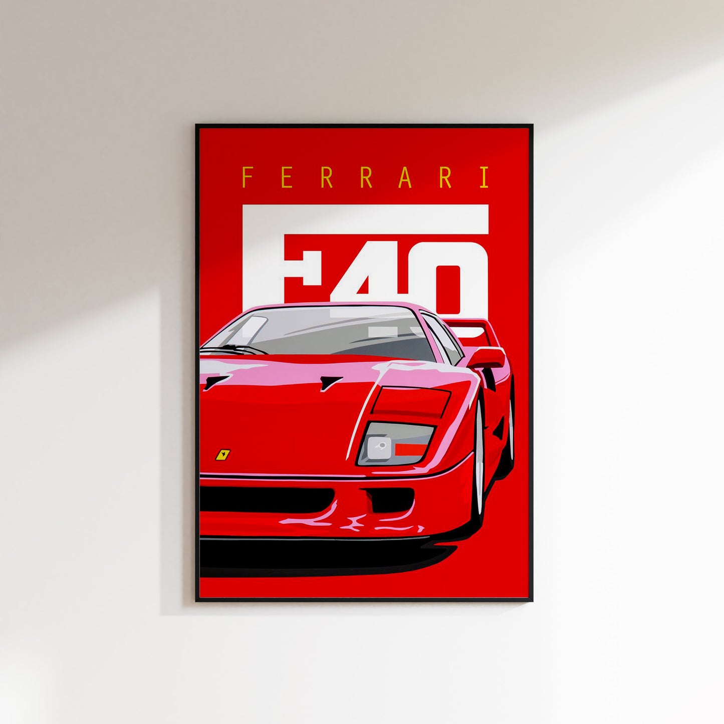 Ferrari F40 Classic Poster