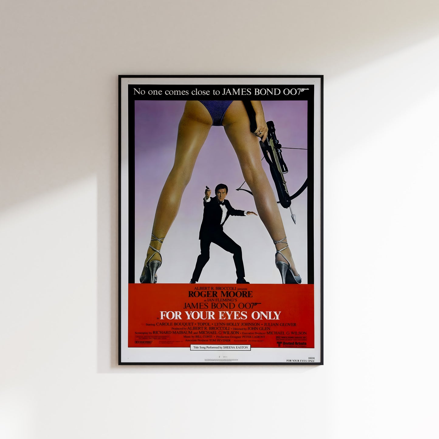 For Your Eyes Only - James Bond Poster