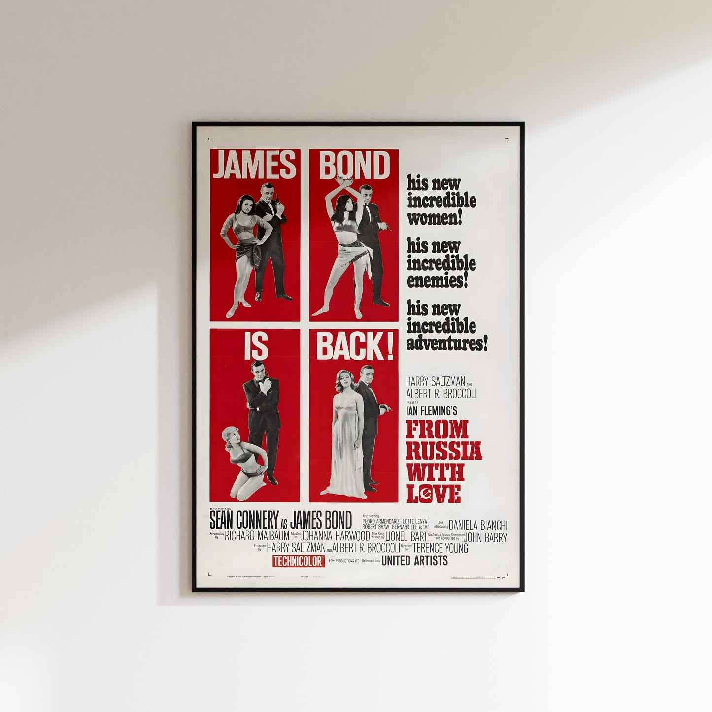 From Russia With Love - James Bond Poster