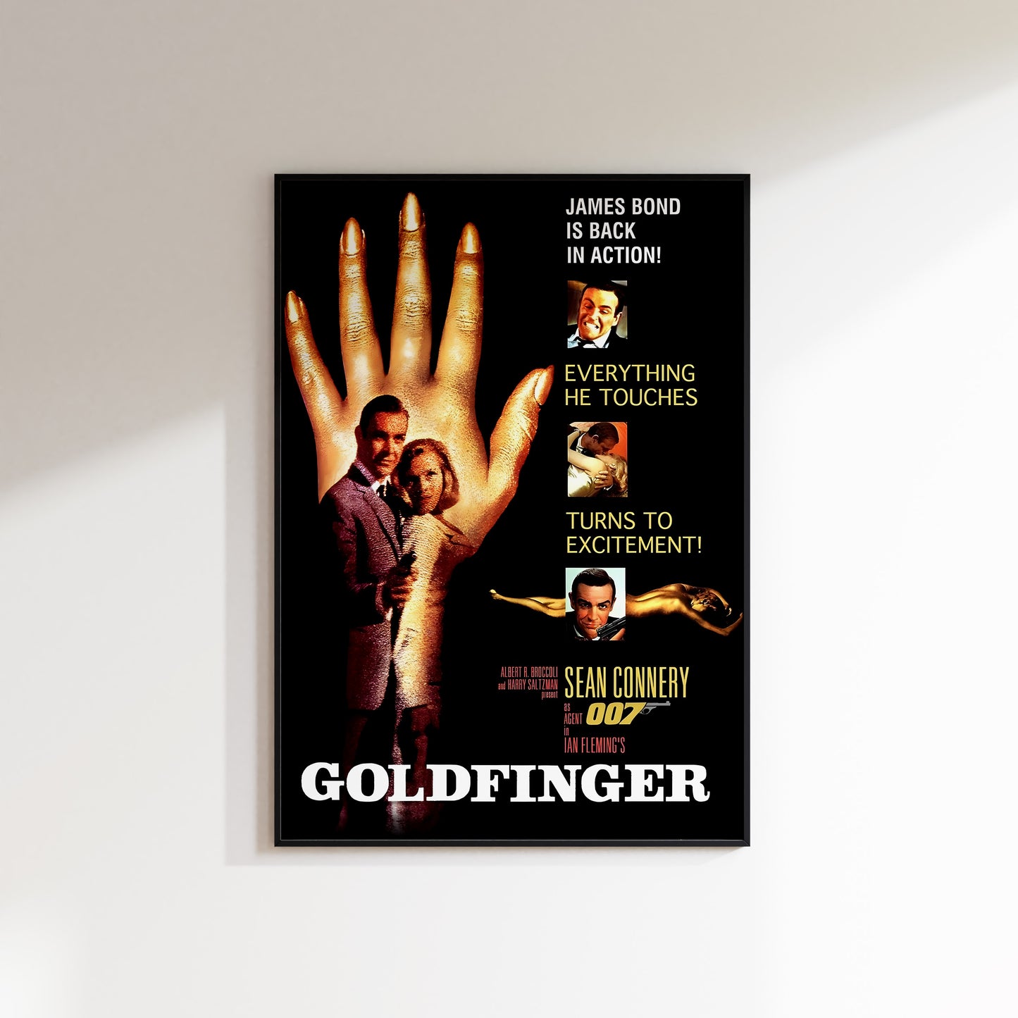 Goldfinger - James Bond Poster