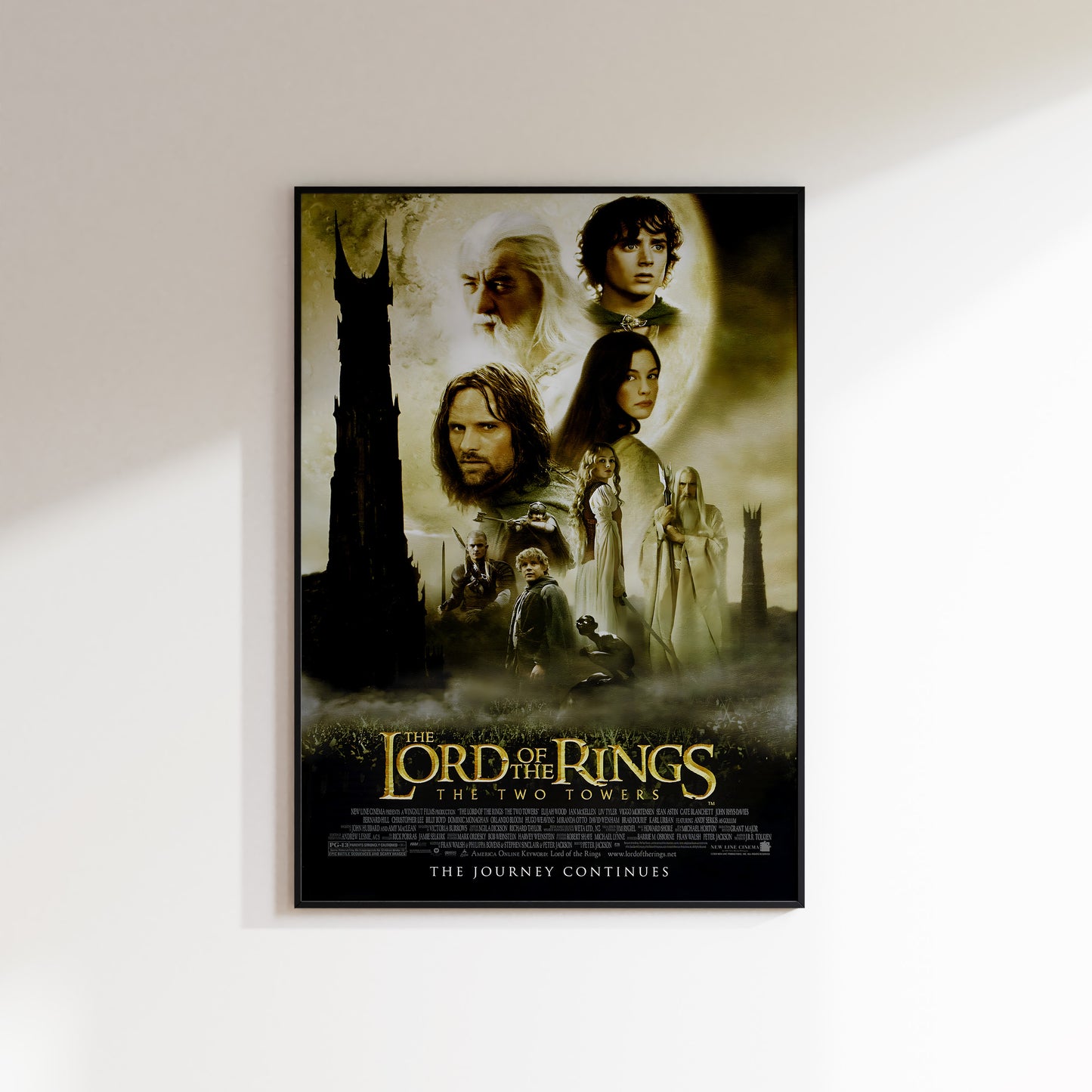 The Lord of the Rings, The Two Towers - Movie Poster