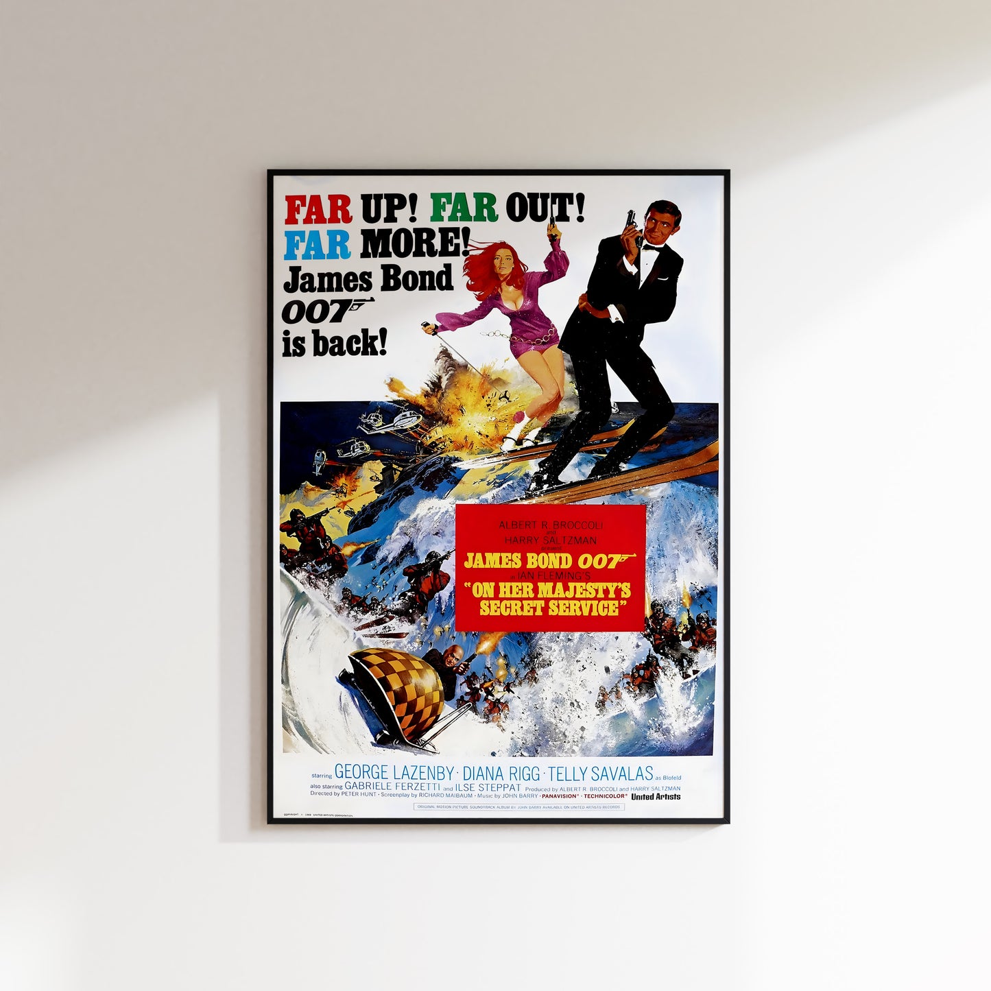 On Her Majesty's Secret Service - James Bond Poster