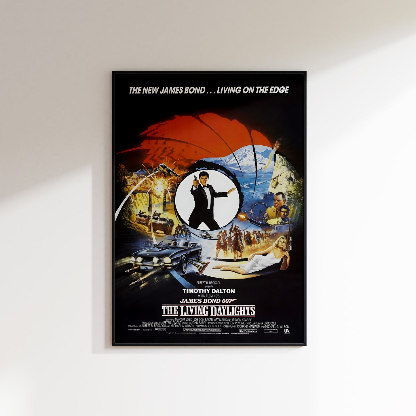 The Living Daylights - James Bond Poster
