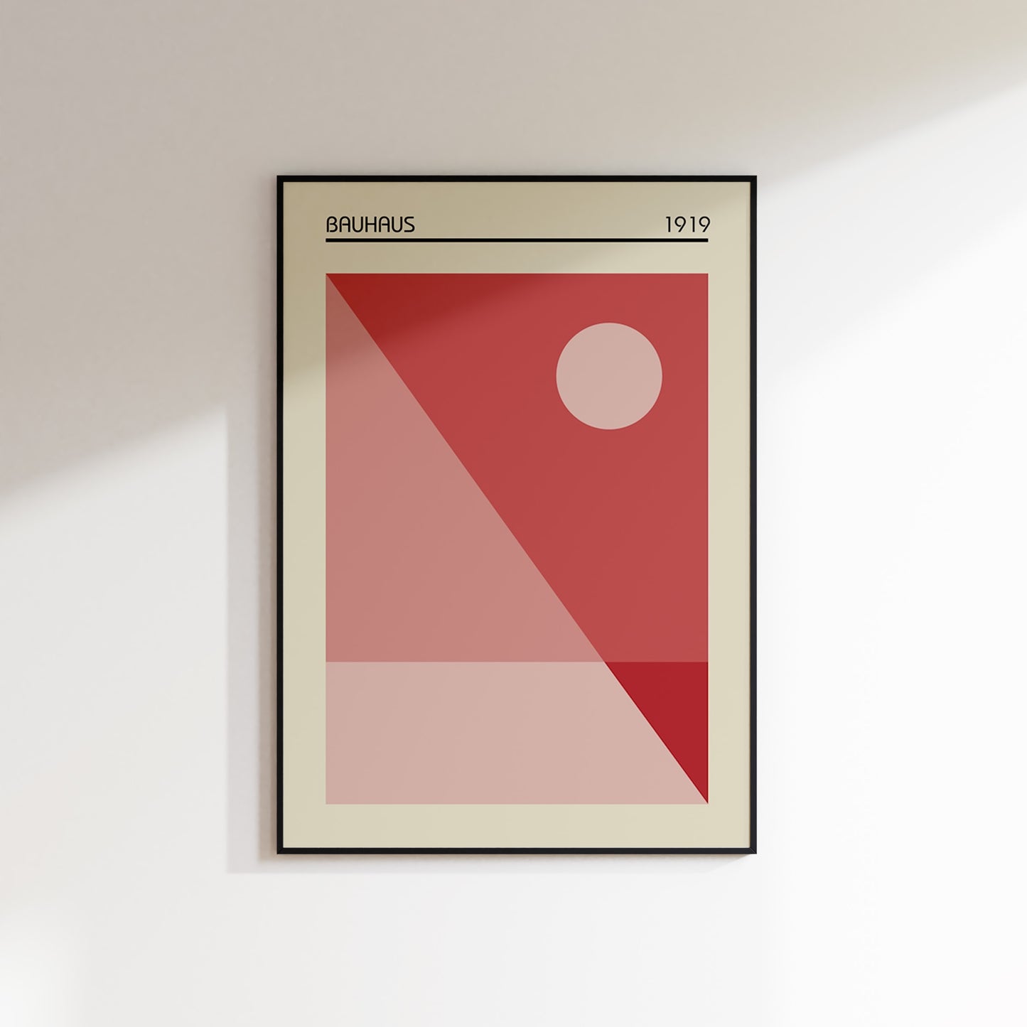 Bauhaus - 1919 Pink Poster