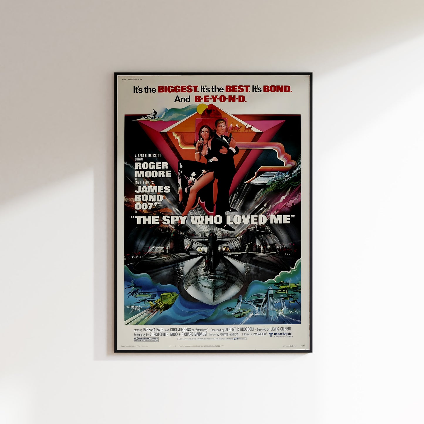 The Spy Who Loved Me - James Bond Poster