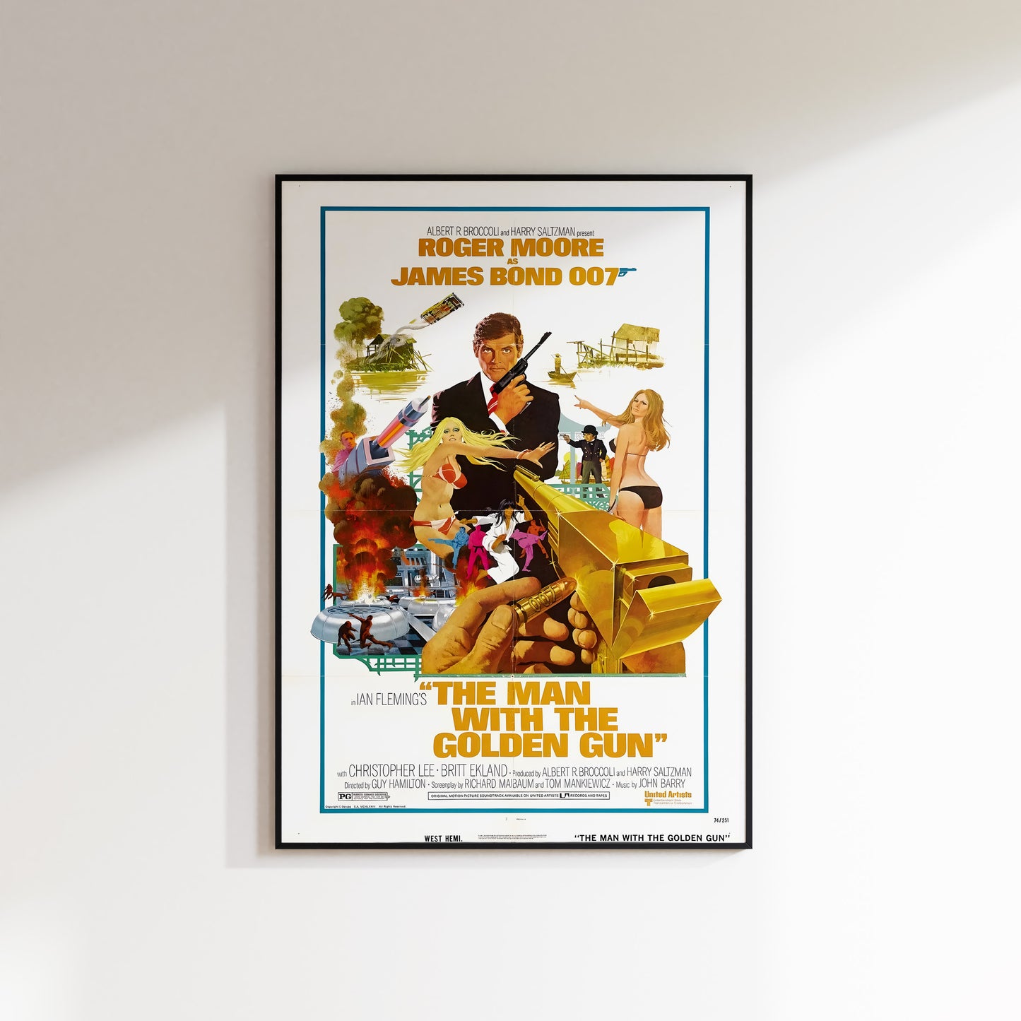 The Man With The Golden Gun - James Bond Poster