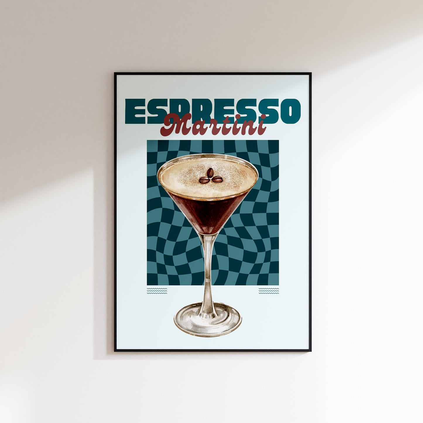 Espresso Martini Retro Print