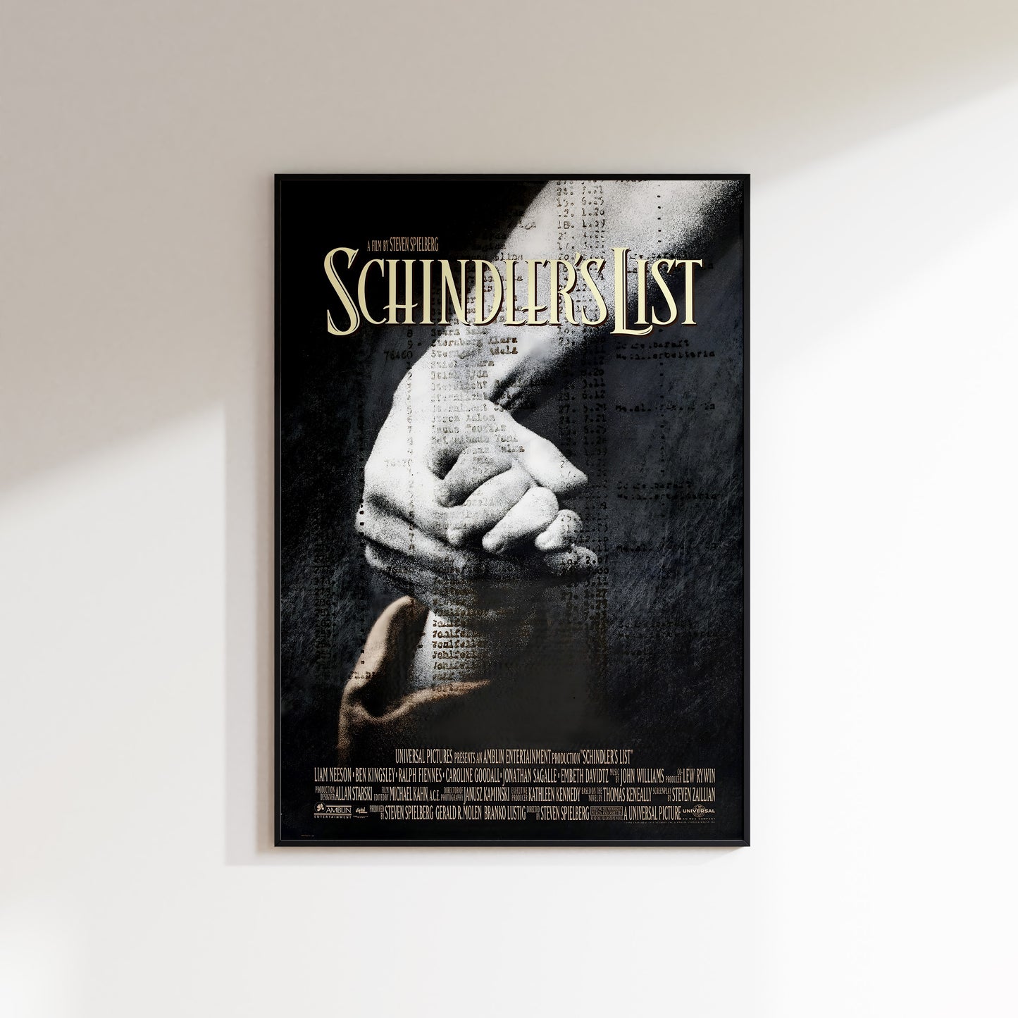 Schindler's List - Movie Poster
