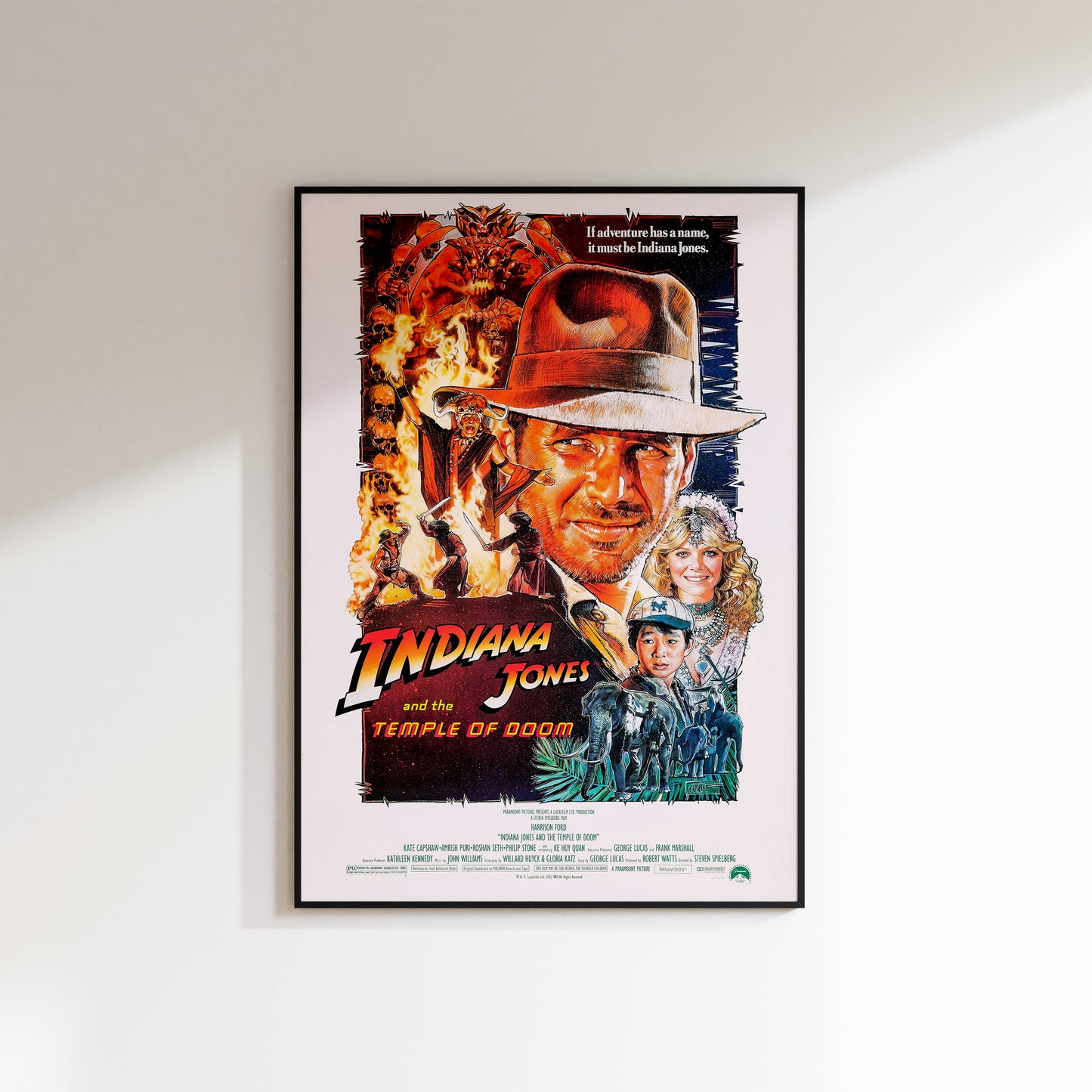Indiana Jones and the Temple of Doom - Movie Poster