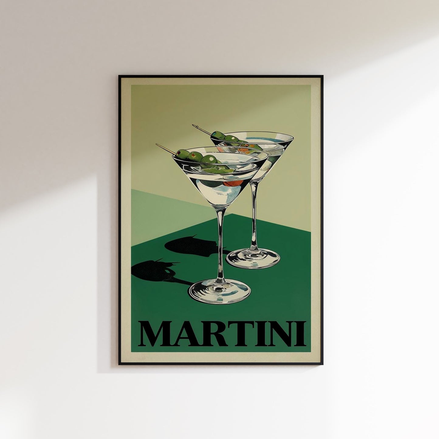 Classic Martini Retro Print