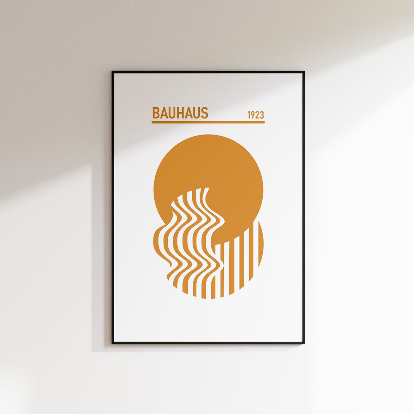 Bauhaus - Circle Geometric 1923 Poster