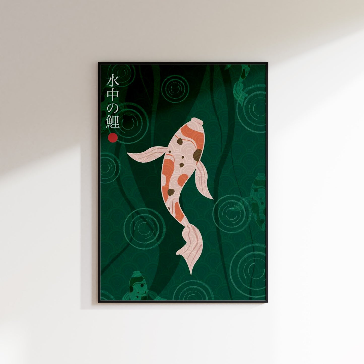 Japanese Koi Carp Poster