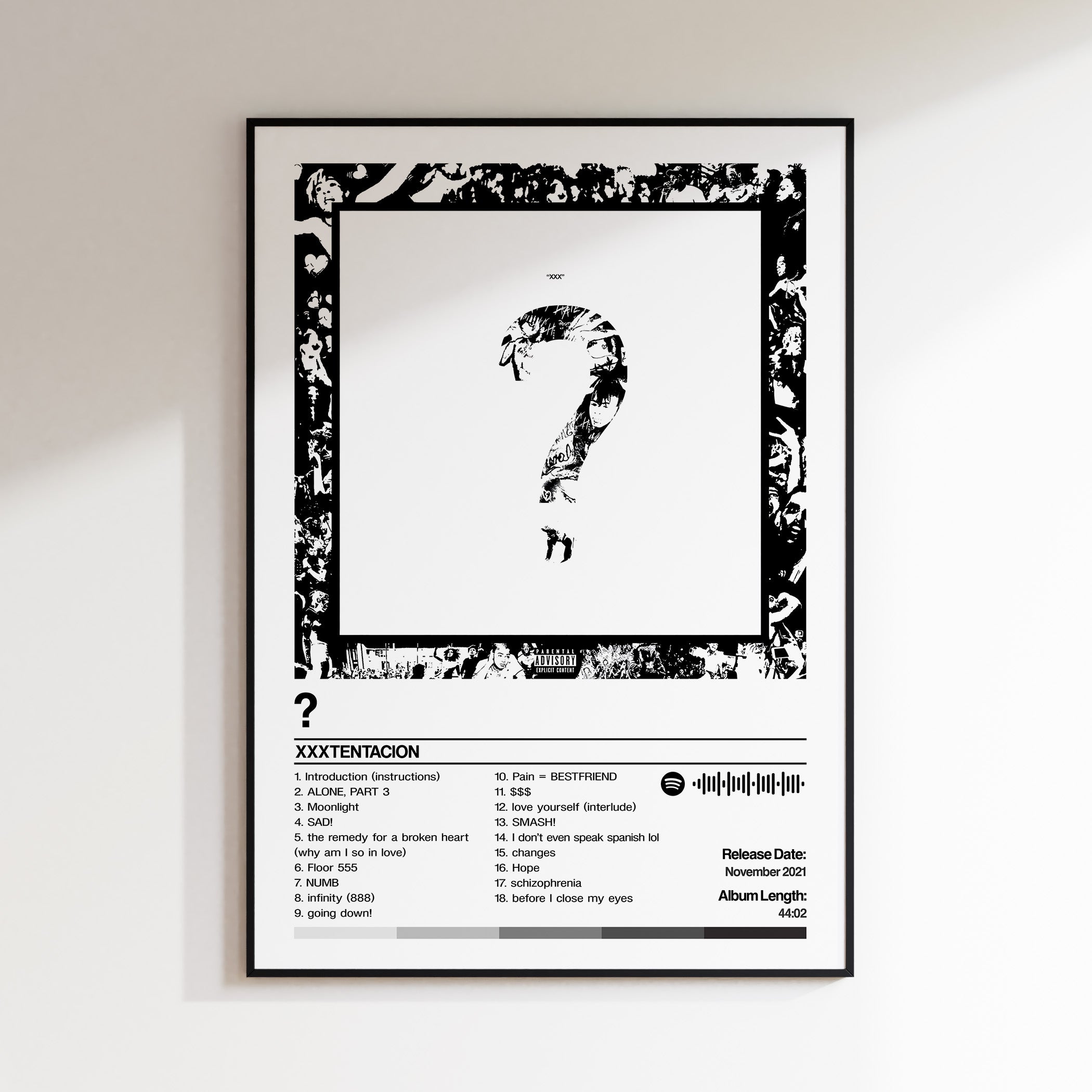 XXXTentacion Custom Album Artwork Print Unique Poster Wall Art xxxtentacion-custom-album-artwork-print-unique-poster-wall-art