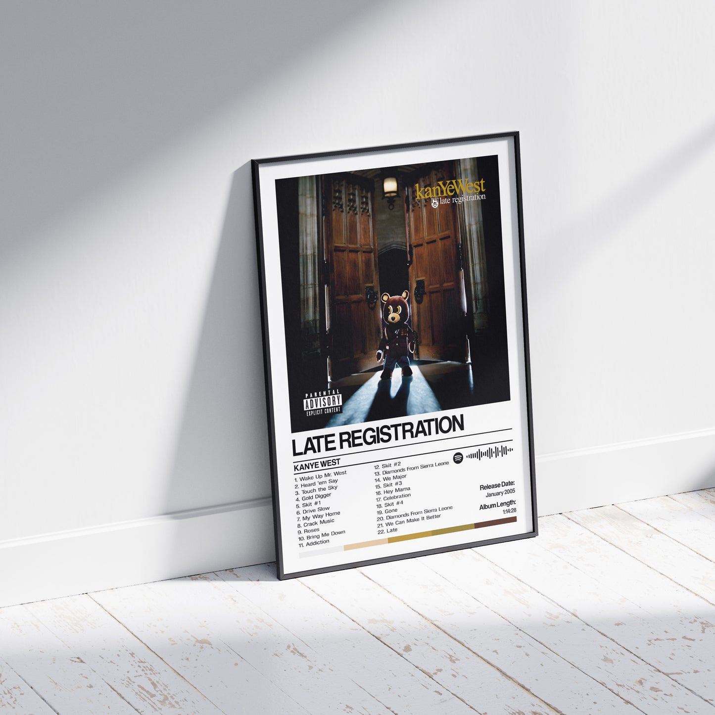 Kanye West – Inscription tardive