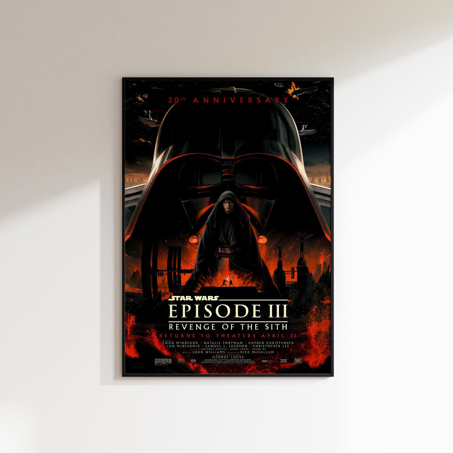 Star Wars Episode III Revenge of The Sith - 20th Anniversary Poster