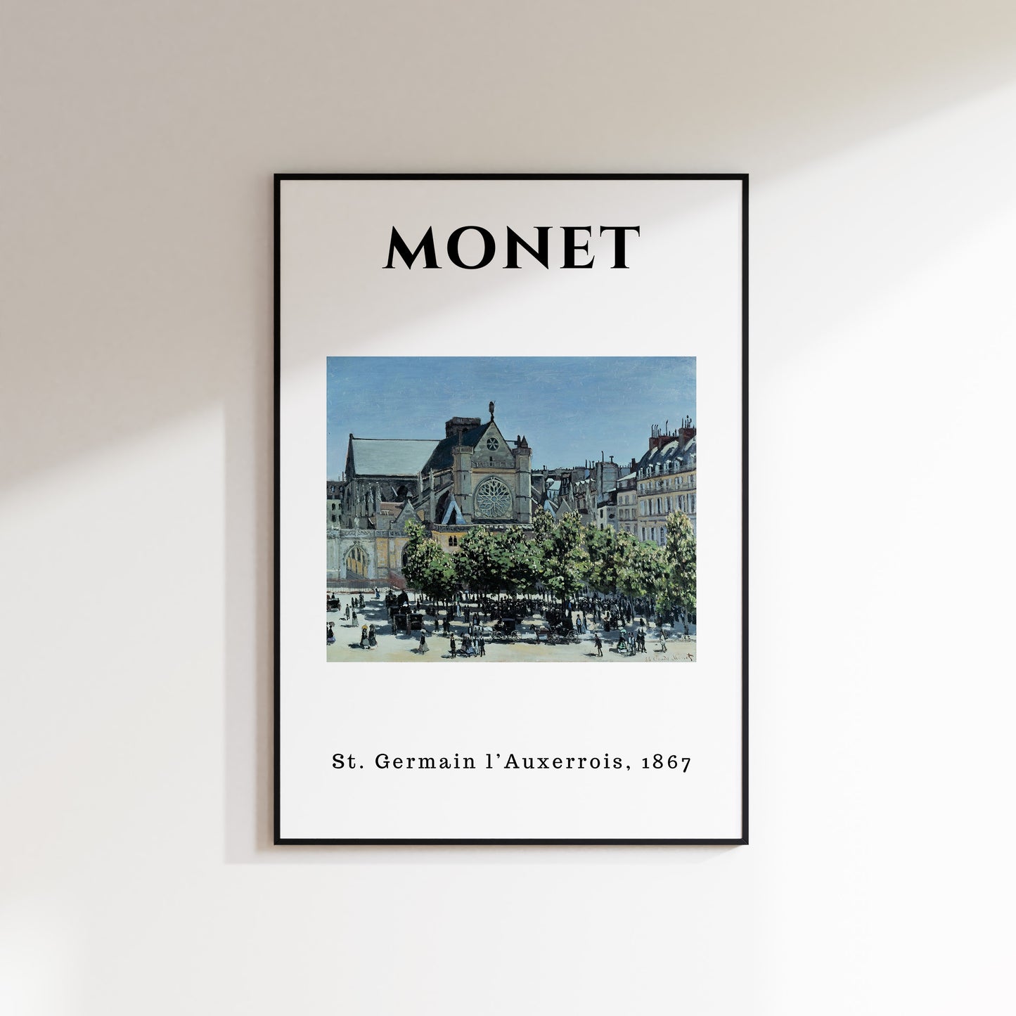 Monet - St Germain l'Auxerrois 1867