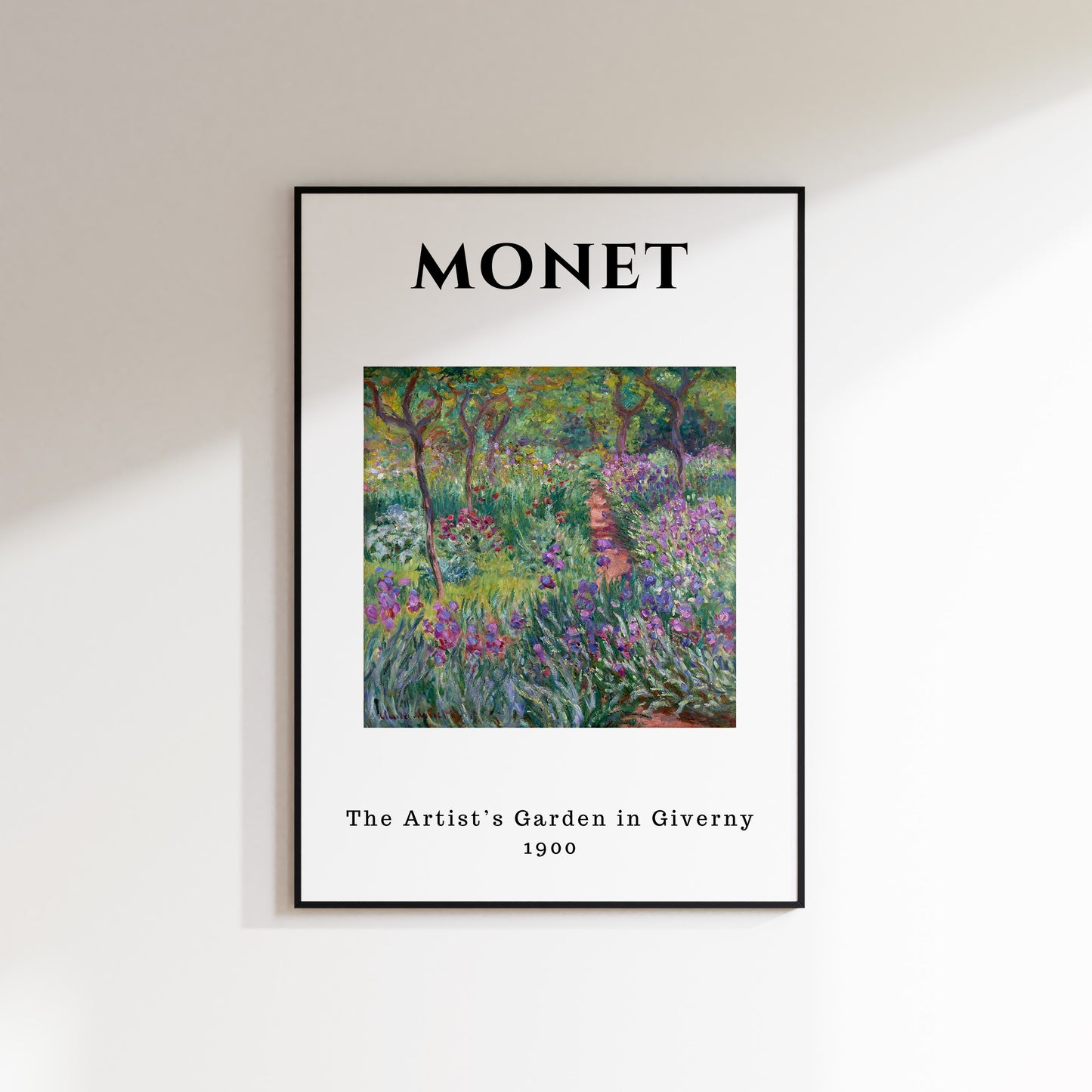 Monet - The Artists Garden in Giverny 1900