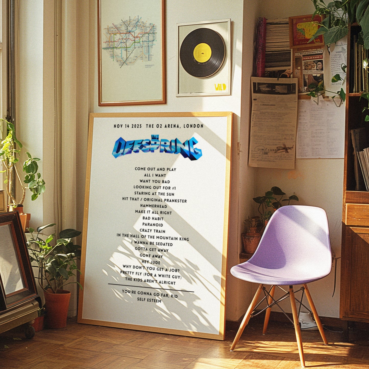 The Offspring Setlist - November 14th 2025 The O2 Arena, London