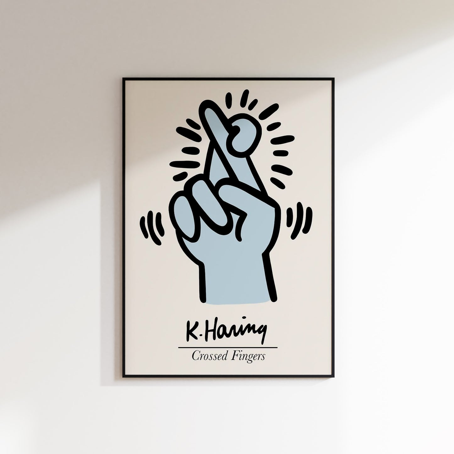 Keith Haring - Crossed Fingers