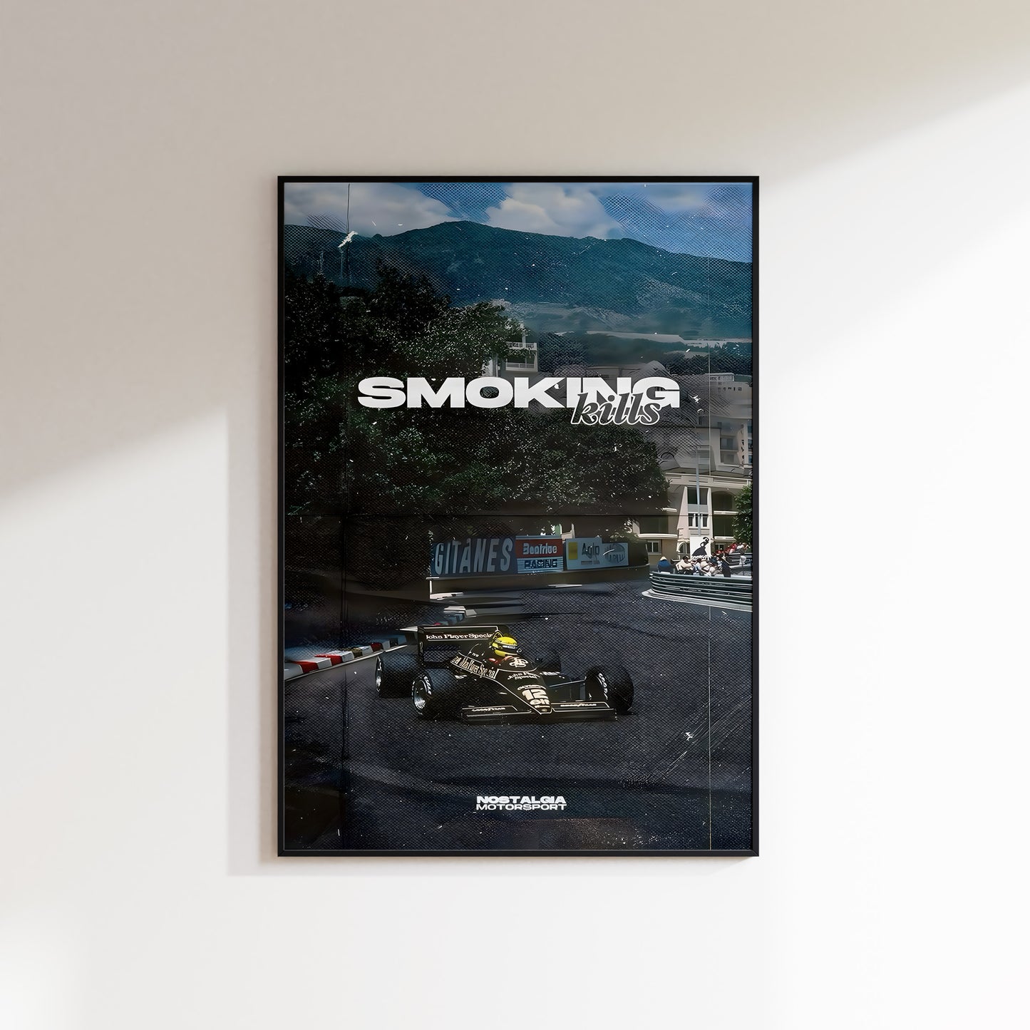 Smoking Kills Vintage F1 Poster