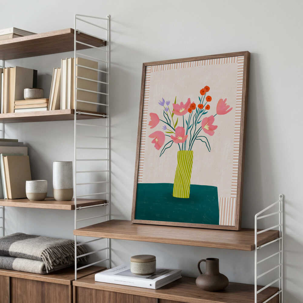 Vibrant Floral Still Life