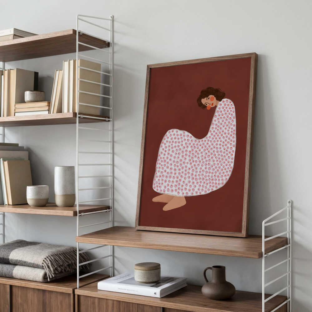 Cozy Dotted Woman