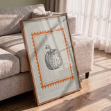 Vintage Pumpkin Stamp