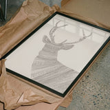 Intricate Patterned Stag