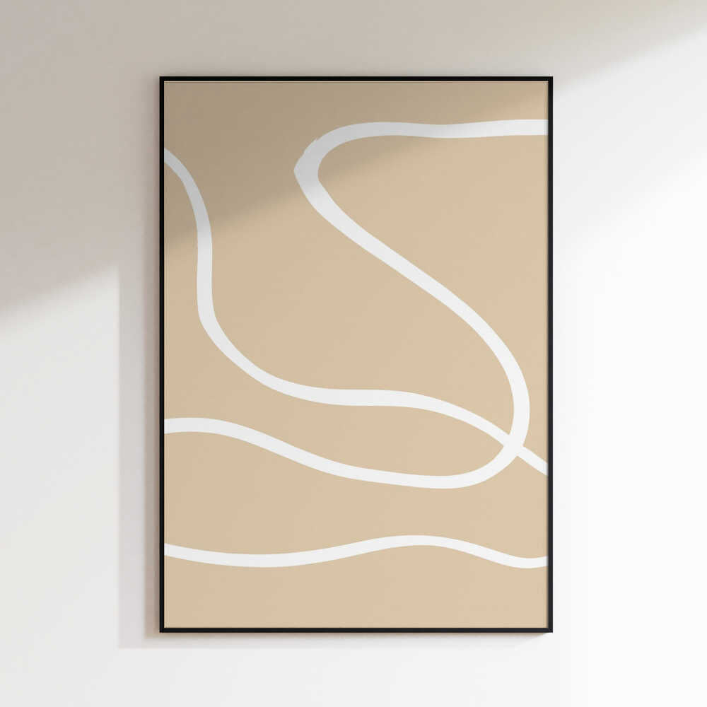 Minimalist Flowing Lines