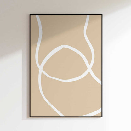 Flowing Beige Curves