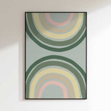 Muted Rainbow Shapes