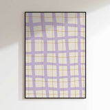 Soft Lavender Grid