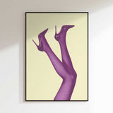 Stylish Purple Legs