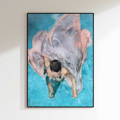 Floating Pink Fabric