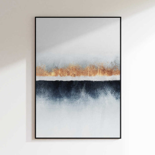Golden Horizon Abstract