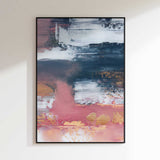 Gold Blush Abstract Layers