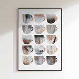 Metallic Abstract Mugs