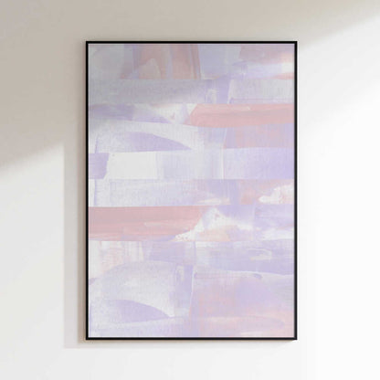 Pastel Hues Of Lavender And Peach