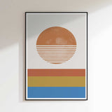 Striped Horizon Sun