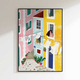 Vibrant European Street