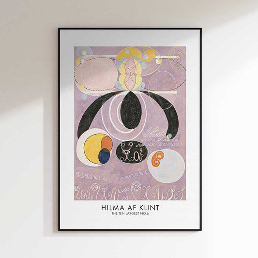The Ten Largest No.6 Poster